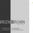 GREENBROWN Gallery - GREENBROWN Gallery invitation